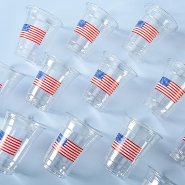 Celebrate with AimFun Patriotic Plastic Cups for Parties