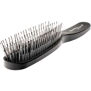 Hercules Sägemann NYH Scalp Brush 8200 Black for Healthy Hair
