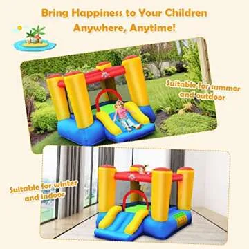 BOUNTECH Inflatable Bounce House for Kids Birthday Fun