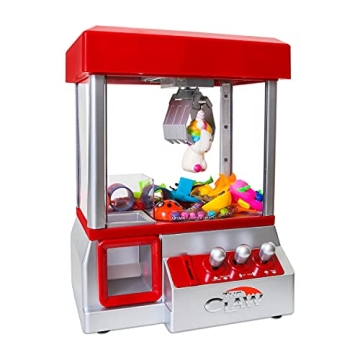 Bundaloo Claw Machine Arcade Game with Sound, Cool Fun Mini Candy Grabber Prize Dispenser Vending To...