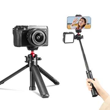 ULANZI ST-06 Phone Holder + MT-16 Camera Vlog Tripod
