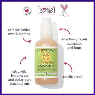 California Baby Natural Bug Repellent Spray for Families