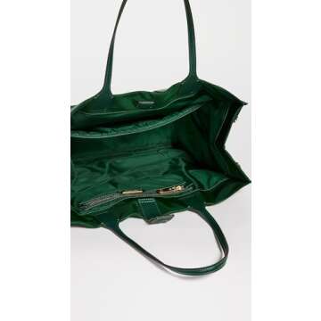 Tory Burch Women's Ella Tote, Dark Foliage, Green, One Size