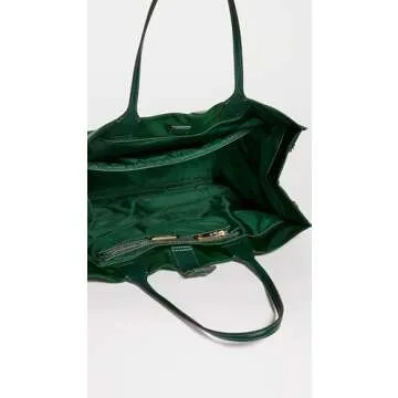 Tory Burch Women's Ella Tote, Dark Foliage, Green, One Size