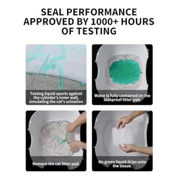 PETKIT PuraMax 2 Self Cleaning Cat Litter Box, Upgraded Seal Performance Automatic Cat Litter Box for Multiple Cats Includes K3 and N50 2.0, App Control/xSecure/Odor-Free