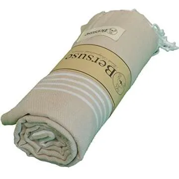 Bersuse Anatolia XL Beach Blanket - 100% Cotton, Extra-Large Quick-Dry