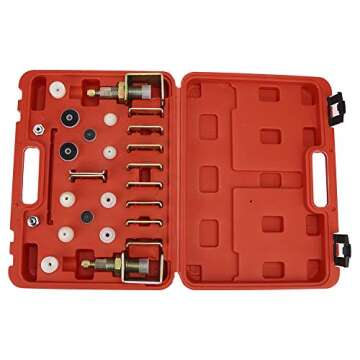 YUANJS Auto Repair Tool,26Pcs/Set Air Conditioning Leak Detector Automotive A/C Detection Tester Tools