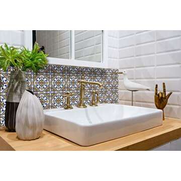 Elegant Peel and Stick Tile Stickers for Home Decor