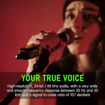 Xvive U3 Wireless Microphone System 2.4GHz Wireless XLR Transmitter and Receiver for Dynamic Microphone, Audio Mixer, PA System (U3 Dynamic)