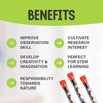 50 Live Red Harvester Ants for Ant Habitats, Bundle with Ant Book - Educational & Interactive Ant Habitat Experience