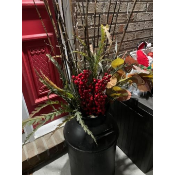 Joyavo Artificial Red Berry Stems for Christmas Decor