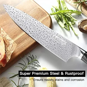 Topfeel Professional Chef Knife Set - German Steel Kitchen Knives