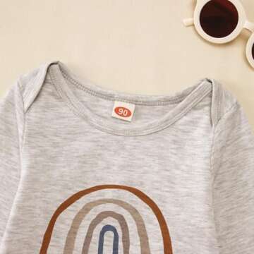 GLIGLITTR Newborn Baby Bodysuit - Perfect for Announcements