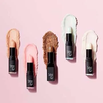 e.l.f. Lip Exfoliator, Smoothing, Conditioning, Easy To Apply, Removes Dry, Chapped Skin, Brown Sugar, Infused with Vitamin E, Shea Butter, Avocado, Grape and Jojoba Oils, 0.32 Oz