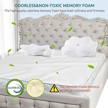 DONAMA Cervical Pillow for Neck and Shoulder Relief – Memory Foam Support