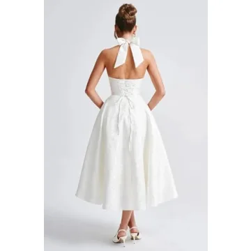 Gujach Satin Prom Dress for Women - Stunning Tea Length Gown