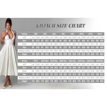 Gujach Satin Prom Dress for Women - Stunning Tea Length Gown