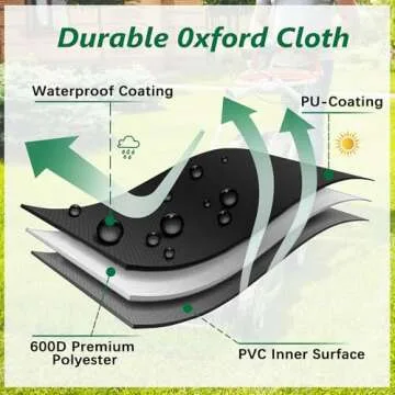 Heavy Duty Zero-Turn Mower Cover - Himal Outdoors 600D