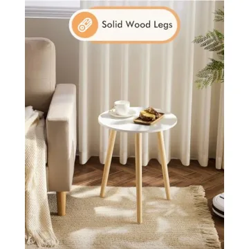 Stylish Apicizon Round Side Table for Bedroom and Living Room