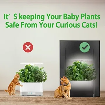 Wishrun Grow Tent for Aerogarden Hydroponics Reflective Mylar