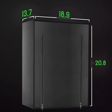 Wishrun Grow Tent for Aerogarden Hydroponics Reflective Mylar