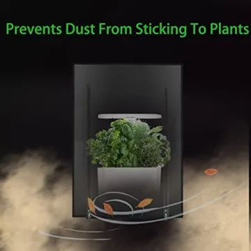 Wishrun Grow Tent for Aerogarden Hydroponics Reflective Mylar