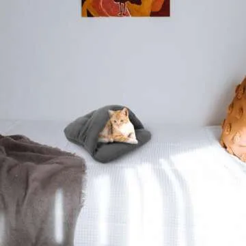 Cozy POPETPOP Pet Cave Bed for Small Pets