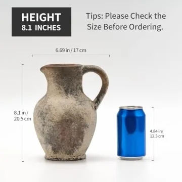 Elegant SIDUCAL Rustic Farmhouse Vase Set for Home Decor