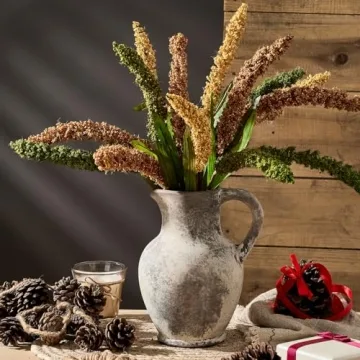 Elegant SIDUCAL Rustic Farmhouse Vase Set for Home Decor