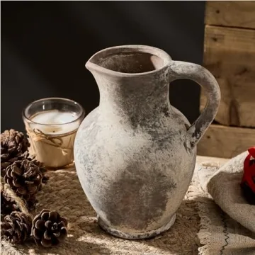 Elegant SIDUCAL Rustic Farmhouse Vase Set for Home Decor