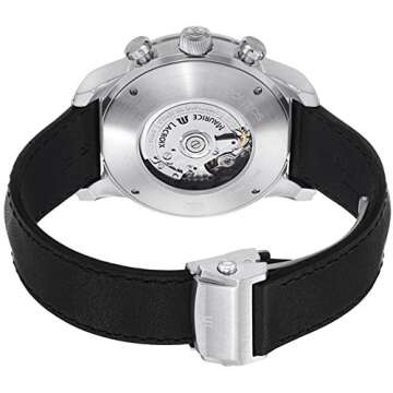 Maurice Lacroix Men's PT6288-SS001-130 Pontos Analog Display Swiss Automatic Black Watch