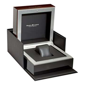 Maurice Lacroix Men's PT6288-SS001-130 Pontos Analog Display Swiss Automatic Black Watch