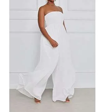 IyMoo Women's Sexy Off Shoulder Jumpsuit for Stylish Events
