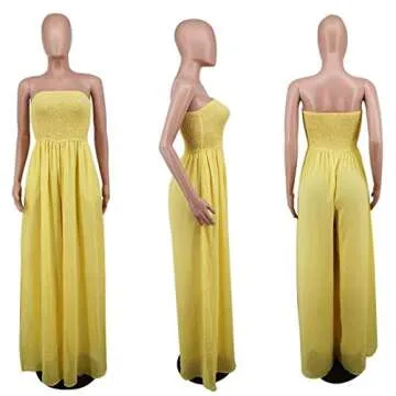 IyMoo Women's Sexy Off Shoulder Jumpsuit for Stylish Events