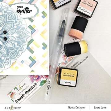 Altenew DIY Watercolor Brush Marker, Refillable Watercolor Brush Pen, Flexible Tip for Coloring, Calligraphy, Watercolor Painting, Drawing