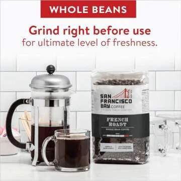 San Francisco Bay French Roast, Whole Bean Coffee, 908g - Dark Roast