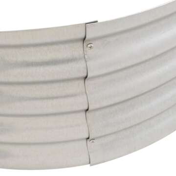 GHP Group Pleasant Hearth OFW815FR Infinity Galvanized Fire Ring - Large Wood Capacity, Durable & Sl...