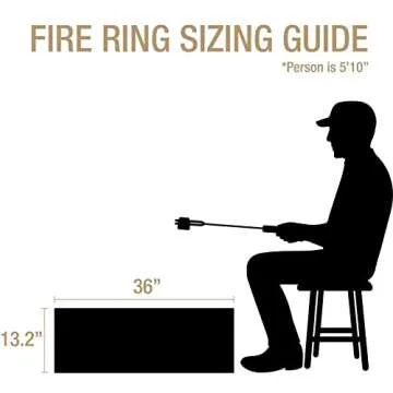 GHP Group Pleasant Hearth Infinity Fire Ring - Silver Finish