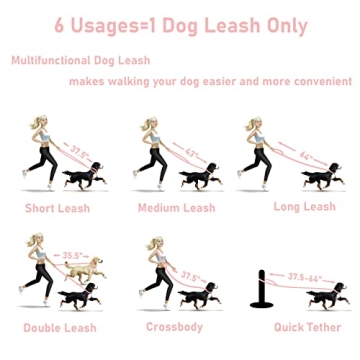 ZALER Waterproof Dog Collar and Leash Set for Any Dog