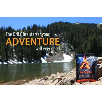 InstaFire Granulated Fire Starter, All Natural, Eco-Friendly, Lights up to 48 Total Fires in Any Weather, Awarded 2017 Fire Starter of The Year, 12 Pk