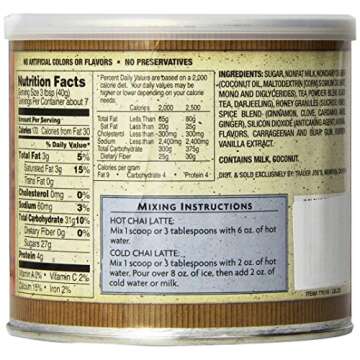 Trader Joe's Spicy Chai Latte 10 oz (2 pack)