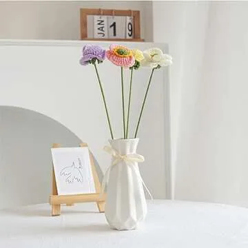 Stylish 7.9" Origami Ceramic Flower Vase for Home