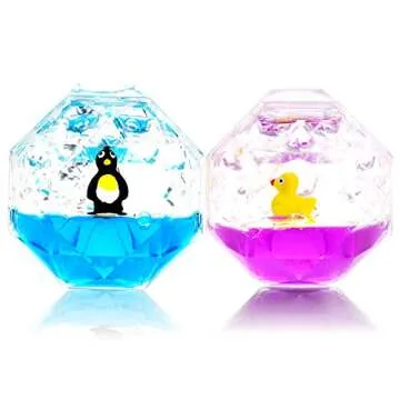 YUE MOTION - Liquid Motion Bubbler for Kids & Adults [3-Pack] | Liquid Timer for Sensory Play, Calming &Relaxing, Autism Toys | Sensory Desk Toys (Style#2)