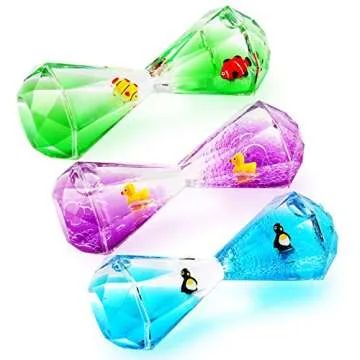 YUE MOTION - Liquid Motion Bubbler for Kids & Adults [3-Pack] | Liquid Timer for Sensory Play, Calming &Relaxing, Autism Toys | Sensory Desk Toys (Style#2)