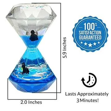 YUE MOTION - Liquid Motion Bubbler for Kids & Adults [3-Pack] | Liquid Timer for Sensory Play, Calming &Relaxing, Autism Toys | Sensory Desk Toys (Style#2)