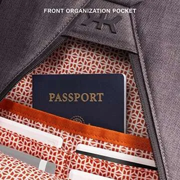 Knack Series 1 Laptop Backpack Fits up to 13 Inch - Knack Bags Carry-On Backpack, TSA Approved, Expandable Travel Backpacks (Savile Gray, Small)