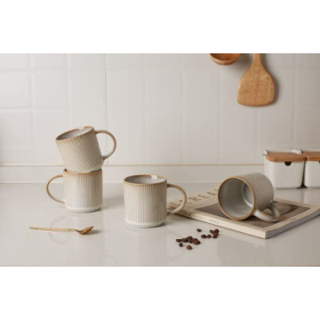 Famiware 4-Piece Coffee Mug Set for Every Beverage