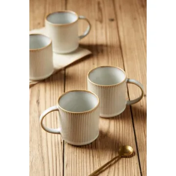 Famiware 4-Piece Coffee Mug Set for Every Beverage