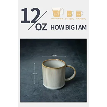 Famiware 4-Piece Coffee Mug Set for Every Beverage