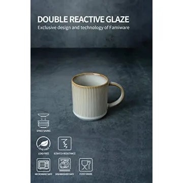 Famiware 4-Piece Coffee Mug Set for Every Beverage